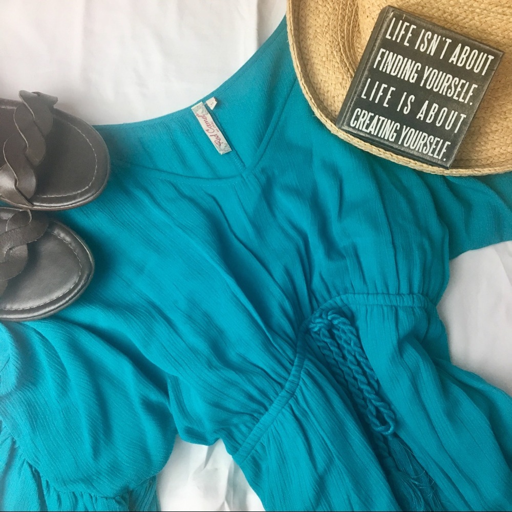 Blue Gypsy Dress [Red Camel]